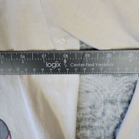 Machine Gun Kelly Bloody Valentine Shirt Men’s Small Ivory Pop Punk MGK Bear - Picture 9 of 13